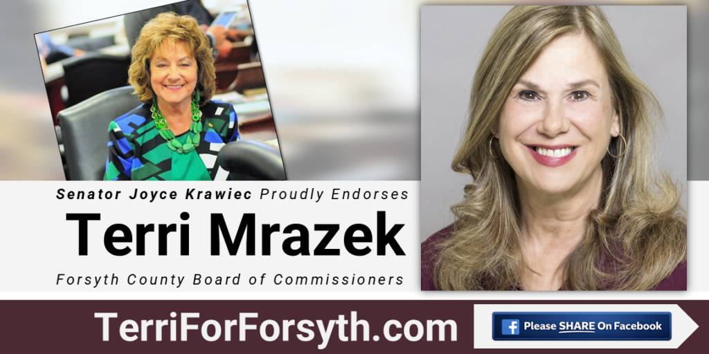 Senator Krawiec Endorses Terri Mrazek for County Commissioner